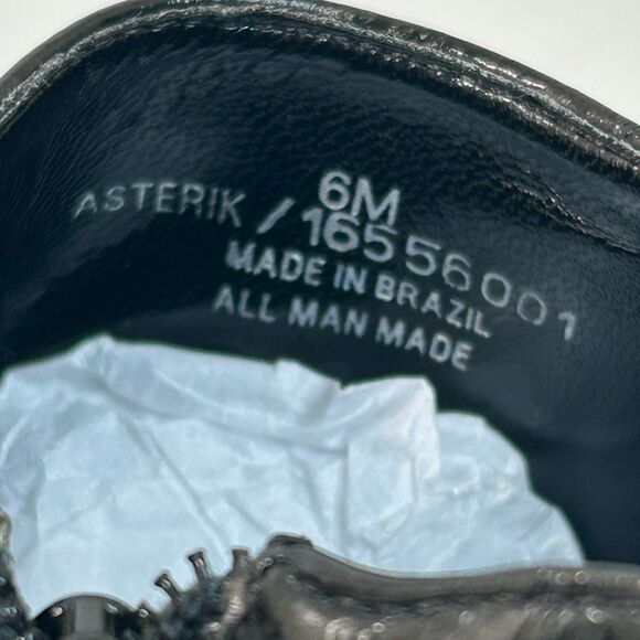 Franco Sarto Black Vegan Leather Booties size 6 - Picture 5 of 10